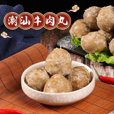 潮汕牛肉丸牛筋丸牛肉含量≥90%火锅食材烧烤关东煮食材商用批发