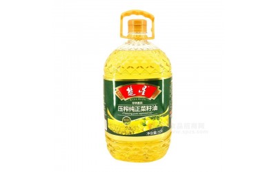 楚星压榨纯正菜籽油5L