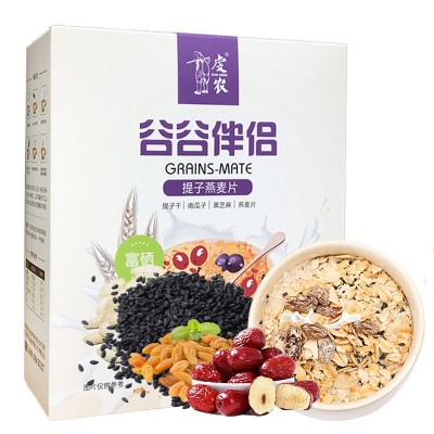 谷谷伴侣提子燕麦片即食早餐黑芝麻红枣红豆淮山药杂粮饱腹代餐粉