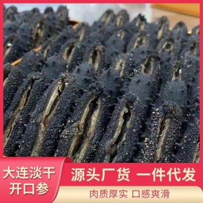 大连淡干海参 海参干货 野生海参 破肚开口参 非即食速发海参250g