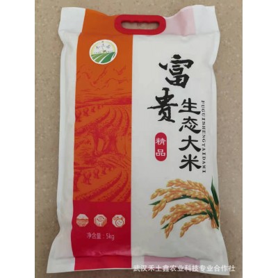 江汉平原鱼米之乡精品生态大米精品包装