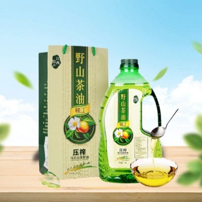 江西赣江茶油 物理压榨山茶油 食用茶籽油1.8L单瓶装