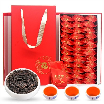 茶叶红茶 大红袍礼盒装浓香型正山小种金骏眉小袋装 中秋礼品包邮