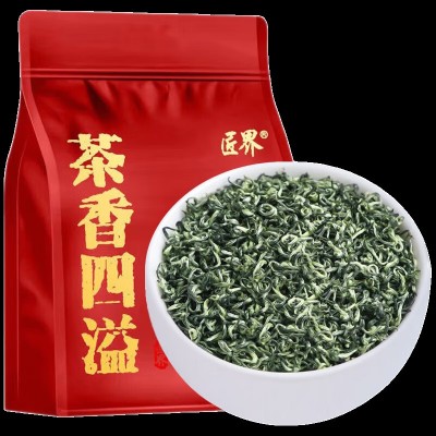 匠界碧螺春茶叶新茶绿茶明前新茶春茶嫩芽高山绿茶碧螺春罐装500g