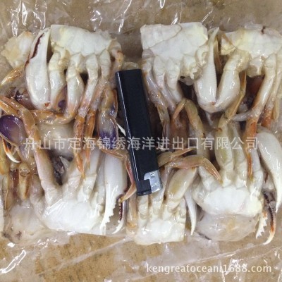 舟山冷冻水产品蟹块 沙蟹身切块