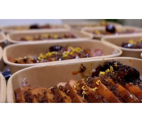 中国特色美食之桂花糯米糖藕