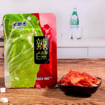 金地杰韩国泡菜5袋正宗韩式辣白菜免切朝鲜下饭菜腌酱菜寿司食材