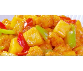 原来菠萝咕咾肉这么简单，掌握好技巧，酸酸甜甜，大人孩子都喜欢