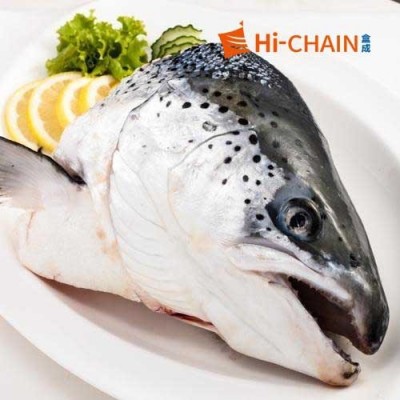 三文鱼头500g/个 批发烧烤炖汤现杀三文鱼头火锅高汤