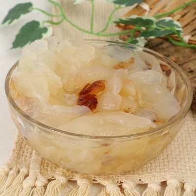 琥珀海蜇头即食海蜇头腌制水产品凉拌下饭菜外卖速食饭店餐饮现货
