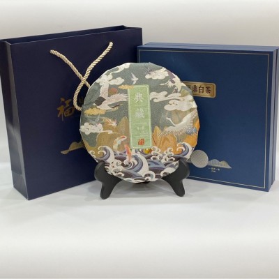 2011年陈年老白茶散茶白茶批发茶叶带宝蓝礼盒装寿眉福鼎白茶