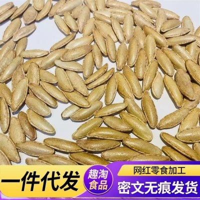 代发南瓜子新疆特大长粒美人甲美指甲型五香盐焗原味干炒货南瓜子