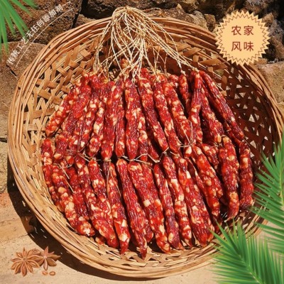 自制腊肠sausage广味香肠煲仔饭正宗纯猪肉特产年货广式特色腊味