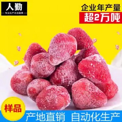 样品草莓品种齐全 速冻冰冻草莓甜品冷饮奶茶店榨汁水果 冷冻草莓