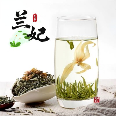 踏雪兰妃兰花茶蒙顶山高山独芽 珍贵高档浓香特级正味银针甘露胚