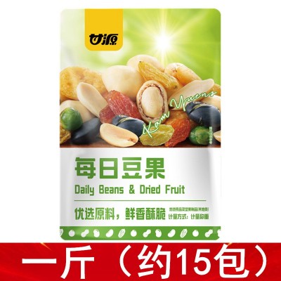 甘源每日豆果散装小袋零食炒货坚果小吃混合零食每日坚果豆果