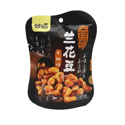 甘源牛排味兰花豆 35g小包装酥脆零食香脆 蚕豆经典口味豆瓣胡豆