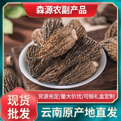 头茬剪柄仿野生羊肚菌干货云南产地货源批发肉质厚实煲汤食材羊肚