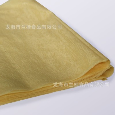 豆腐皮微咸方形豆皮豆油皮腐衣豆制品腐竹57x30cm