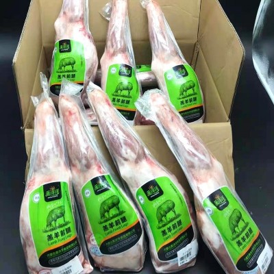 内蒙古美洋洋草原羔羊前腿商用烧烤食材冷冻小羊腿棒批发10条/箱