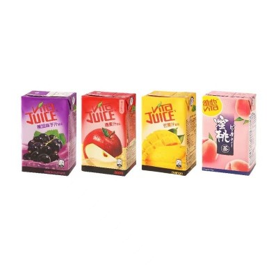 香港进口饮料 港版VITA维他果汁系列250ml苹果汁芒果汁饮品