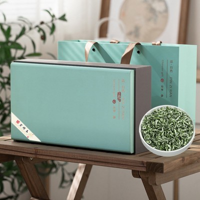 绿茶2025新茶碧螺春茶叶礼盒装茶叶高级绿茶250g礼盒装茶叶自己喝