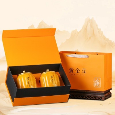 宠江南绿茶 黄金芽嫩叶绿茶茶叶礼盒装250g