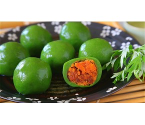 这样做的青团颜色更漂亮