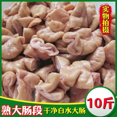 新鲜冷冻全熟大肠段免切免洗去油肥肠熟猪肠白水大肠10斤餐饮食用