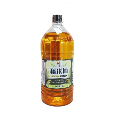 付士黑龙江谷维素植物淄醇稻米油1.8L家用食用油炒菜高烟点