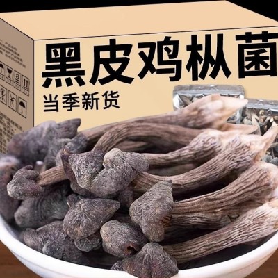 云南黑皮鸡枞菌干货一手货源支持电商一件代发工厂大货批发