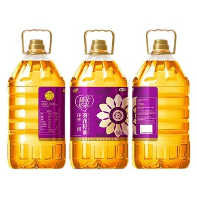 中粮福临门福至心礼葵花籽油4L家用食用油员工福利慰问